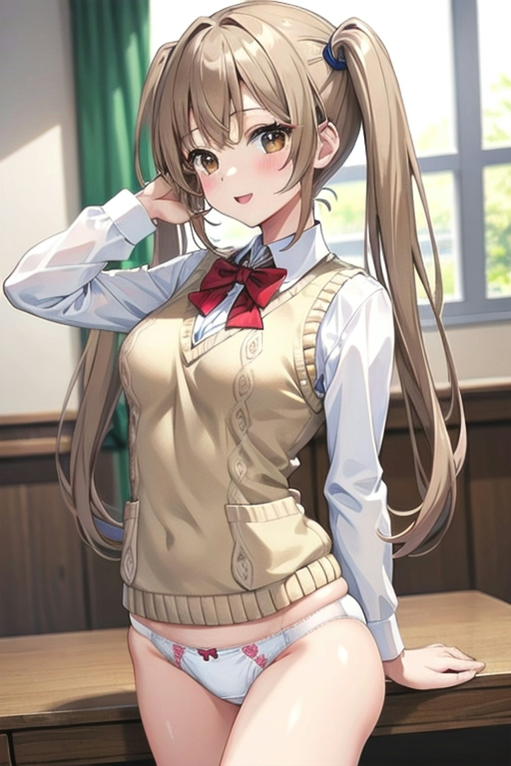 School twintails girl