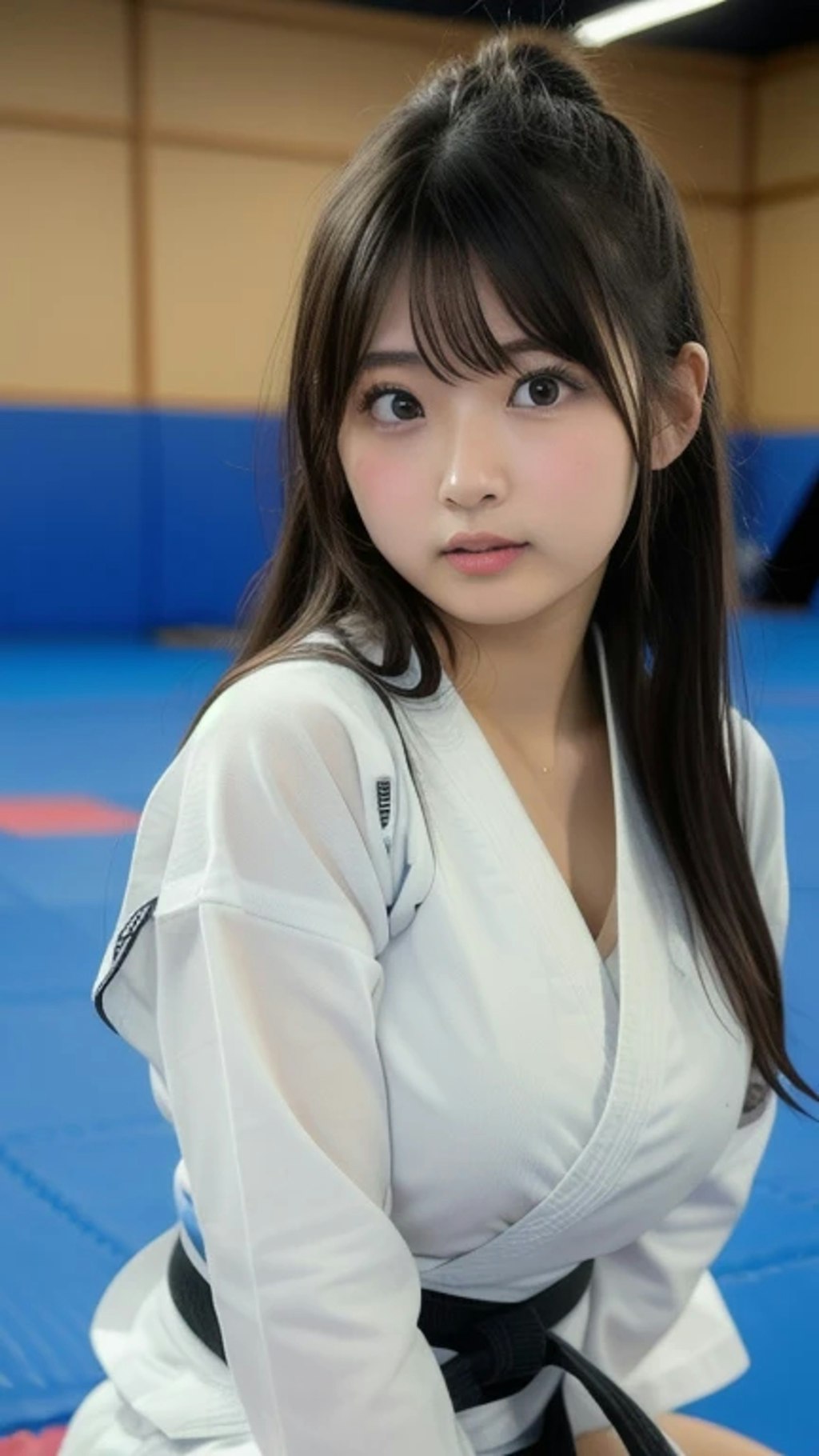 空手美女。