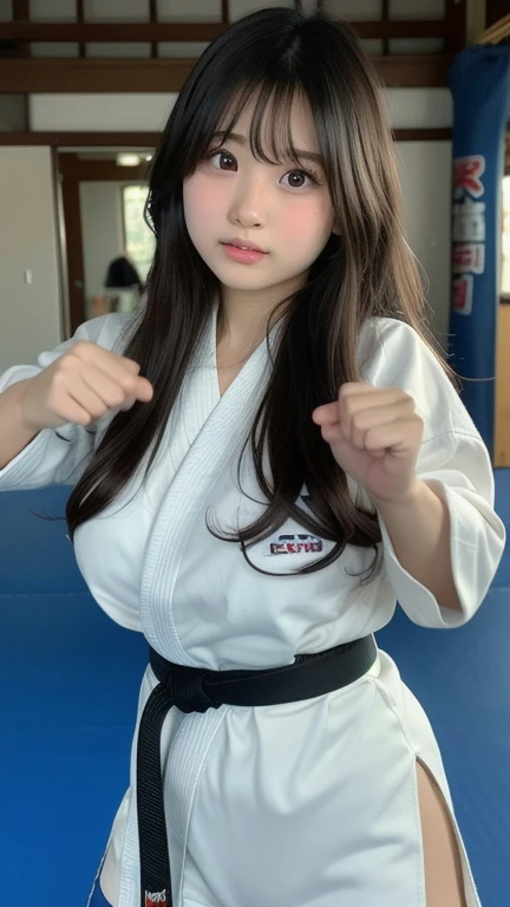 空手美女。