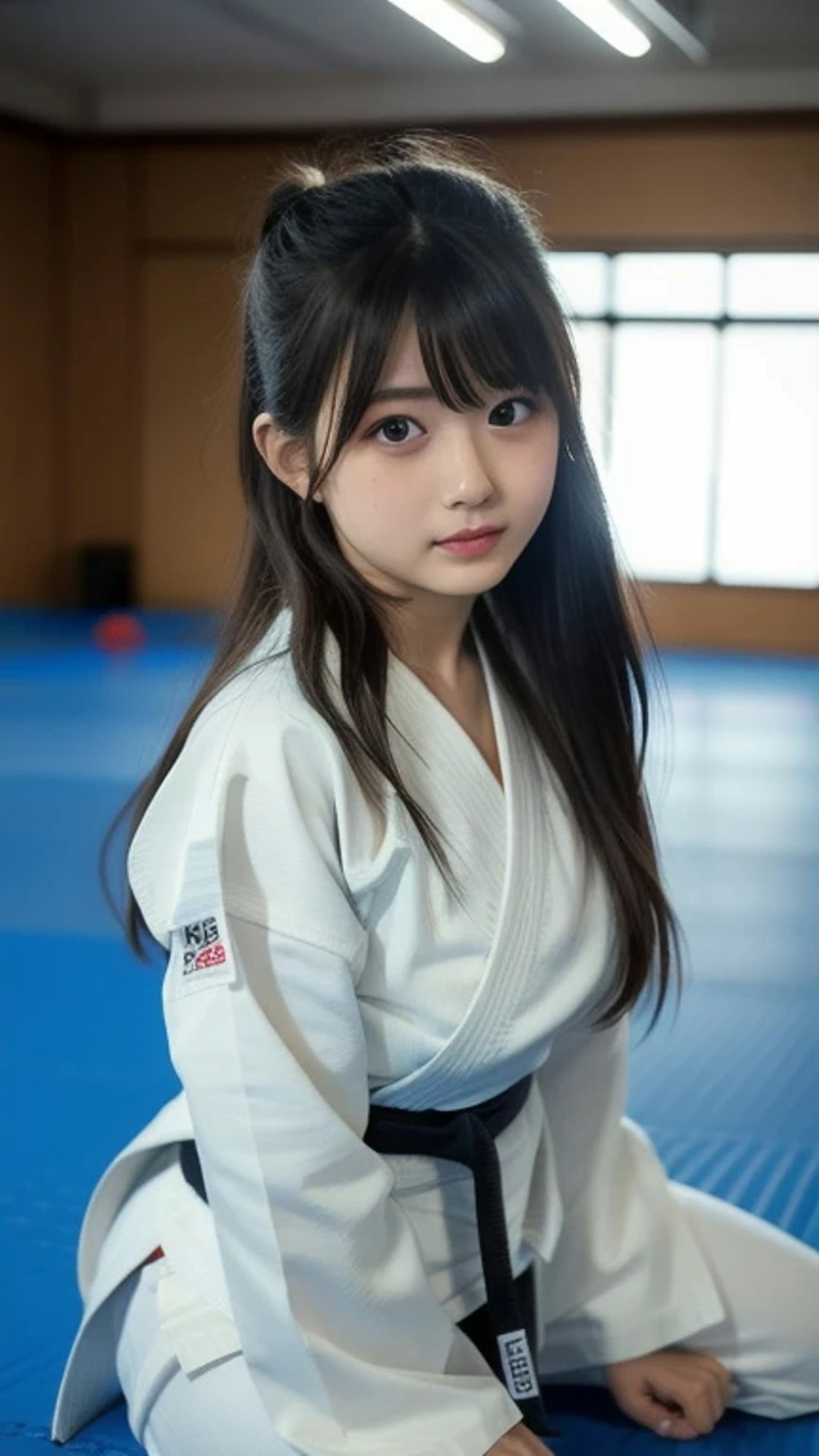 空手美女。