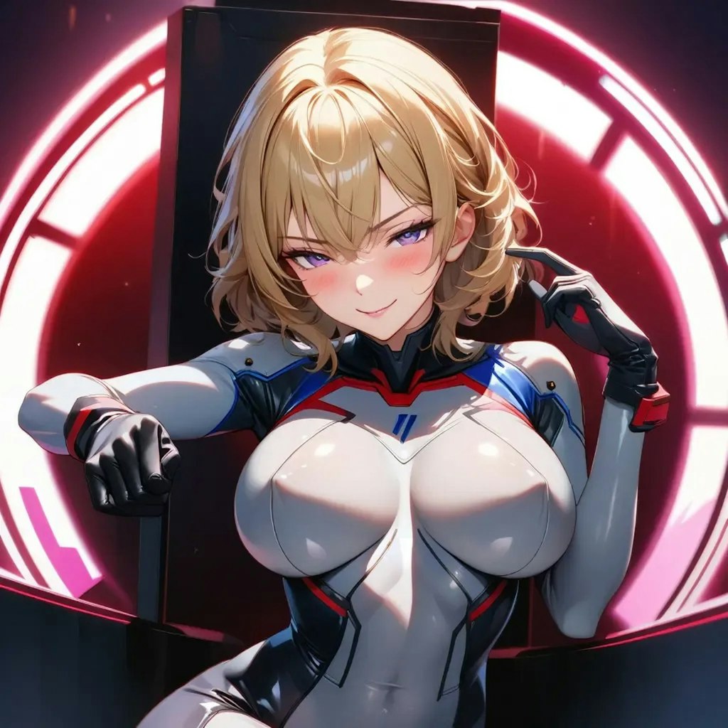相変わらずのボディスーツ