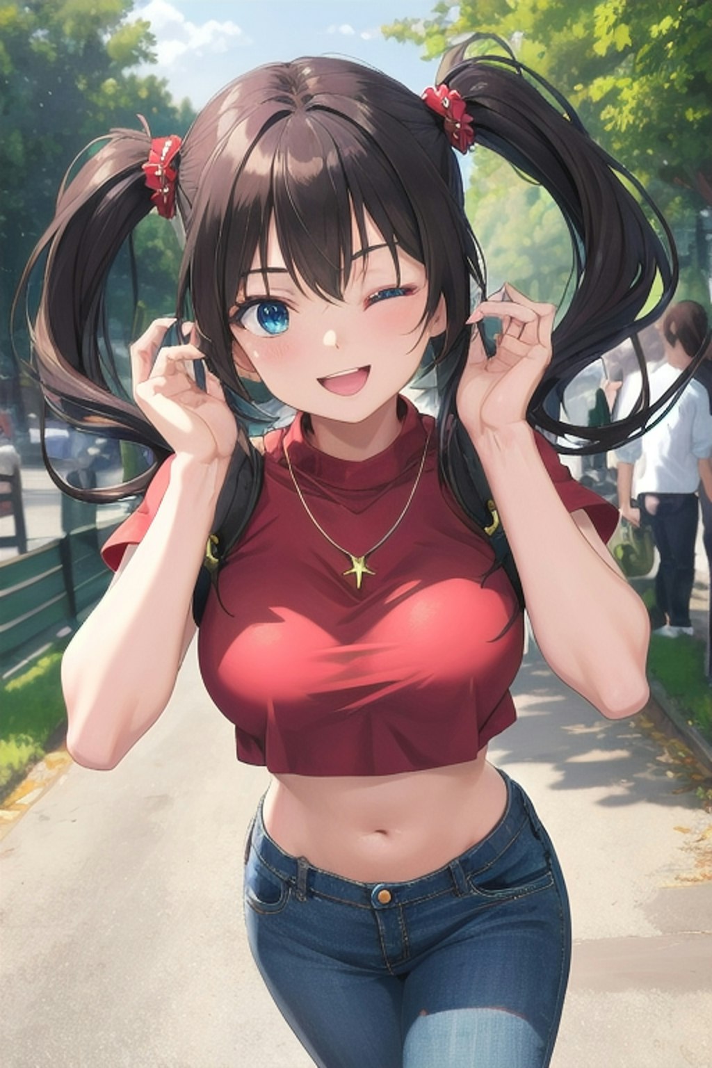 Wink X Belly button 2