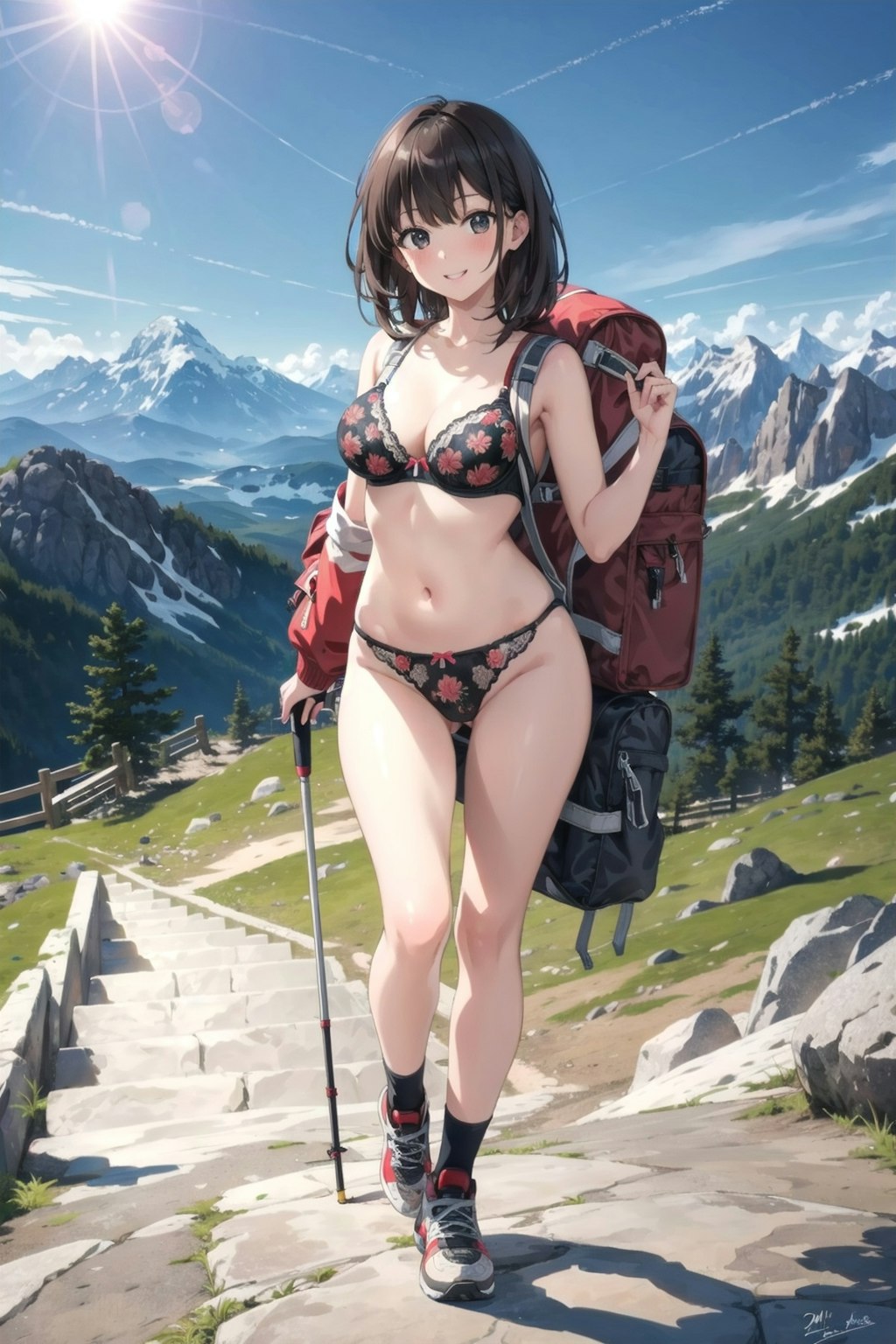 軽装登山01