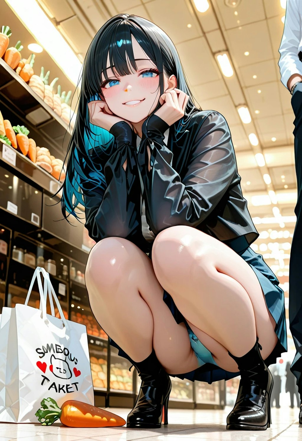 も〜どこ見てんのよ