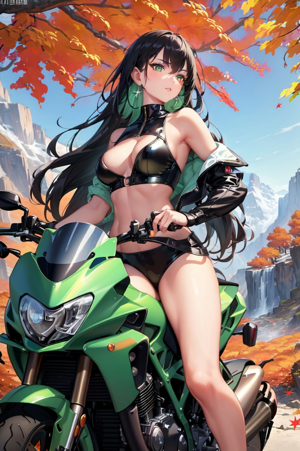 このバイクスーツ涼しいなぁ💖