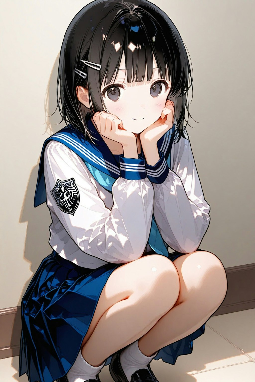 じっと見つめる妹ちゃん👀✨
