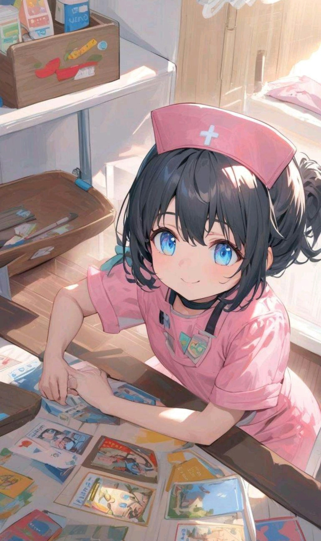 ナースの小さな女の子