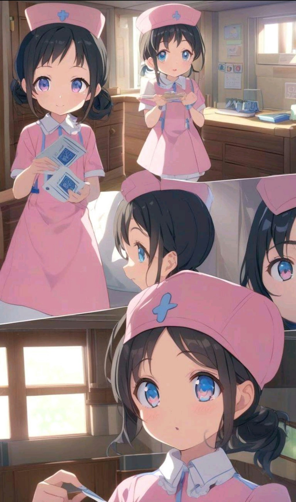 ナースの小さな女の子