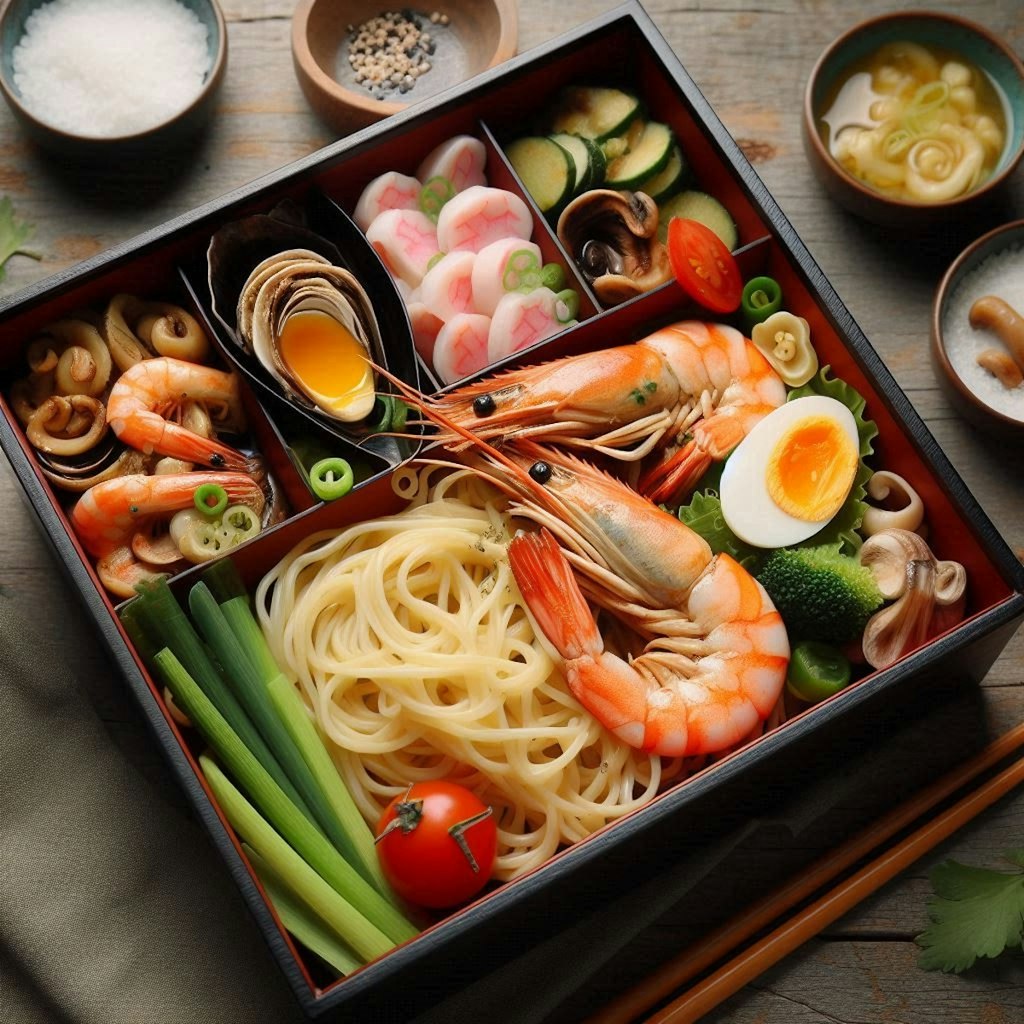 seafood noodle弁当