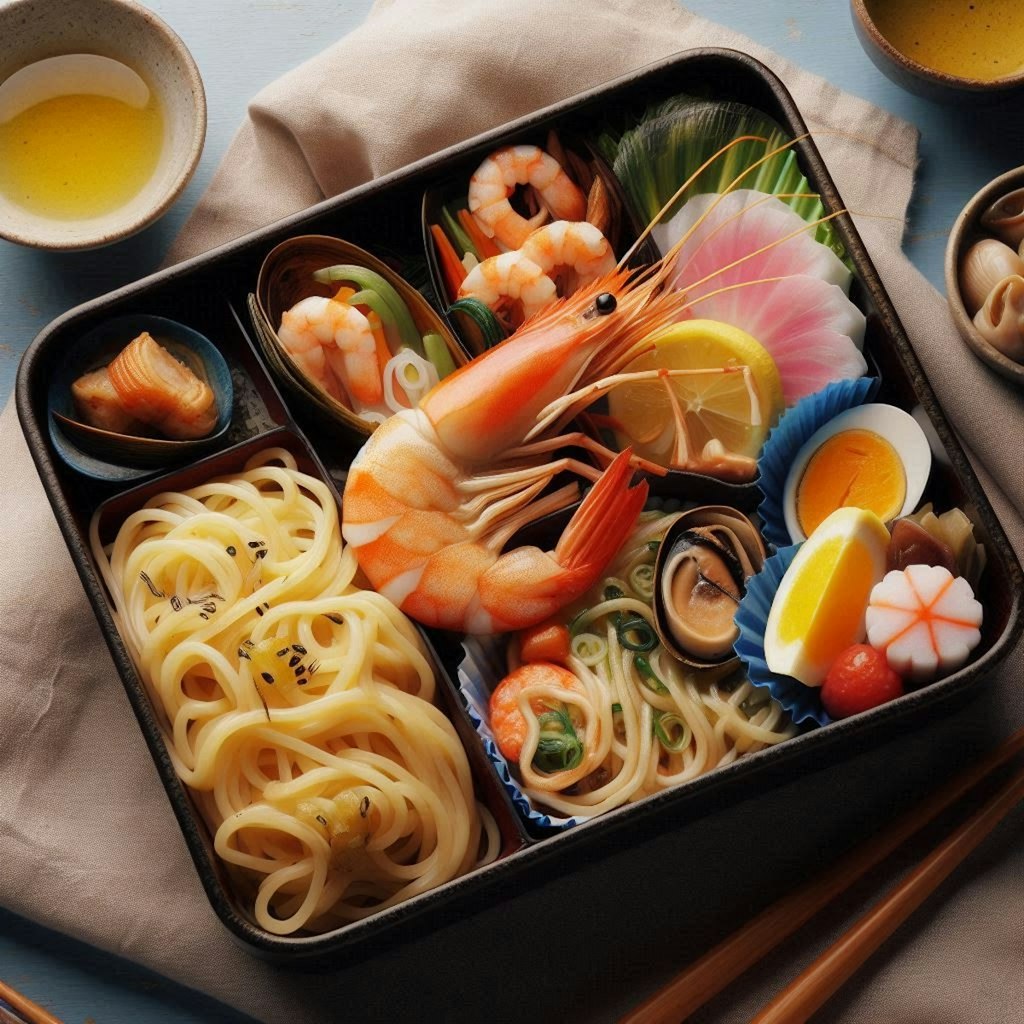 seafood noodle弁当