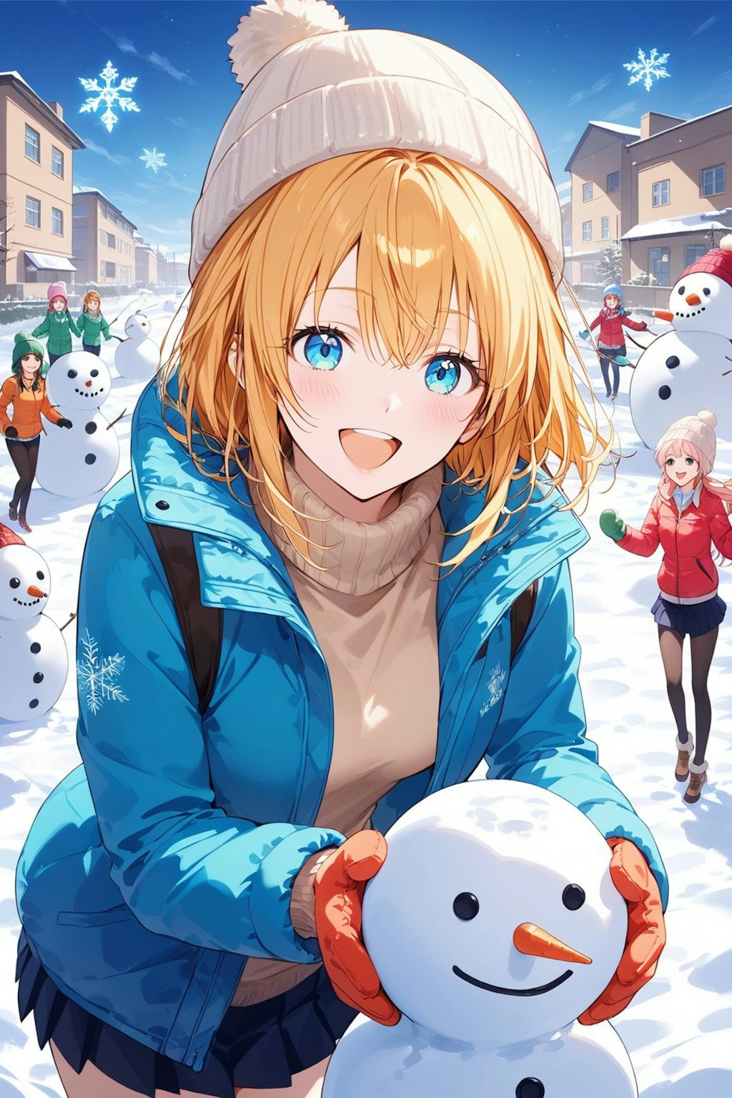 【冬】雪だるまん♪