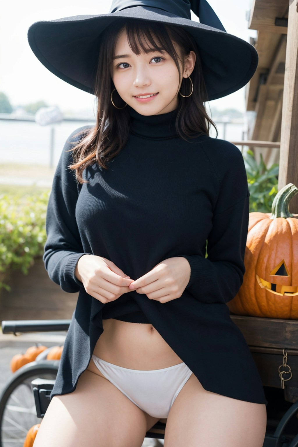 ハロウィンの女の子