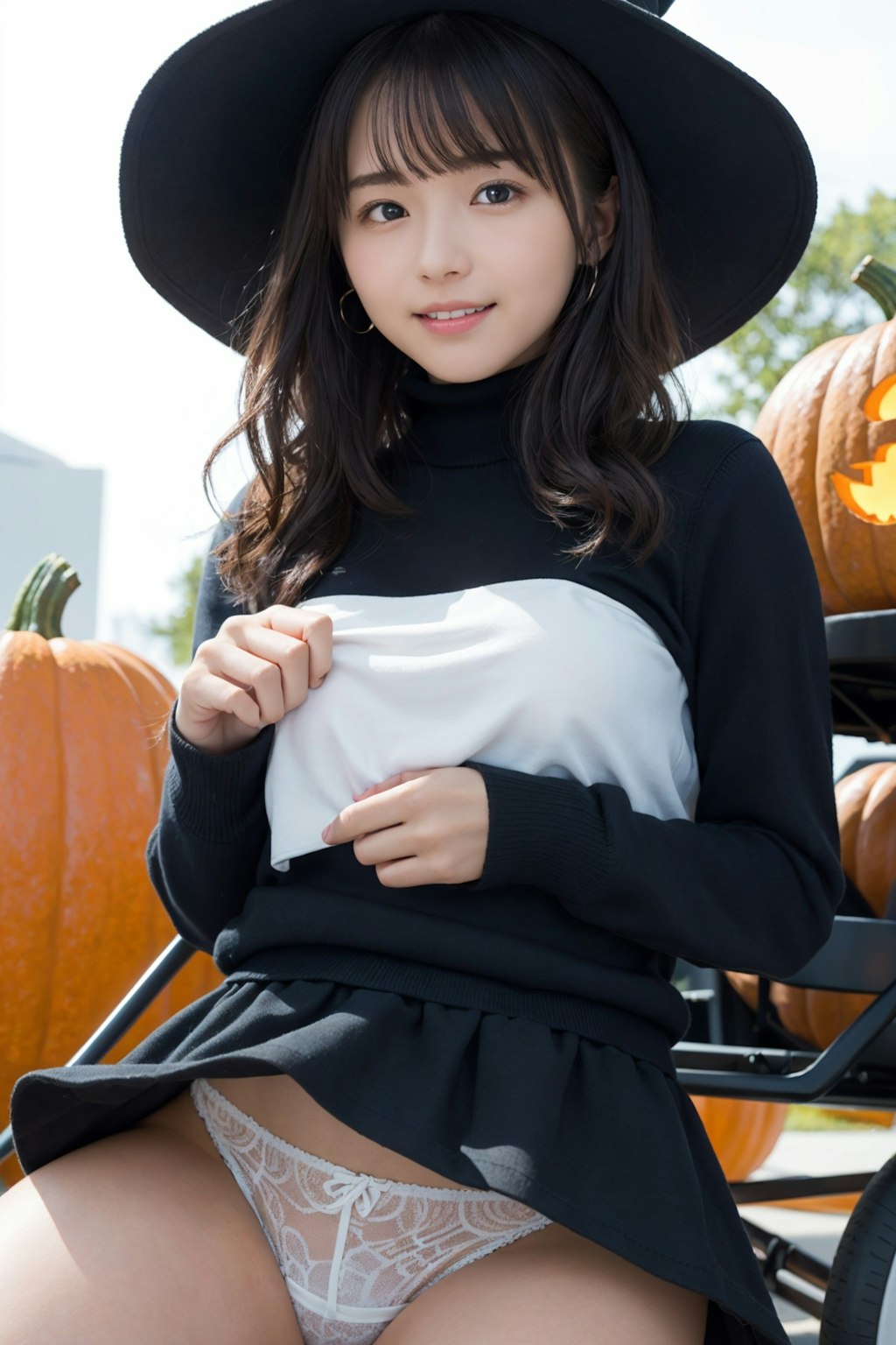 ハロウィンの女の子