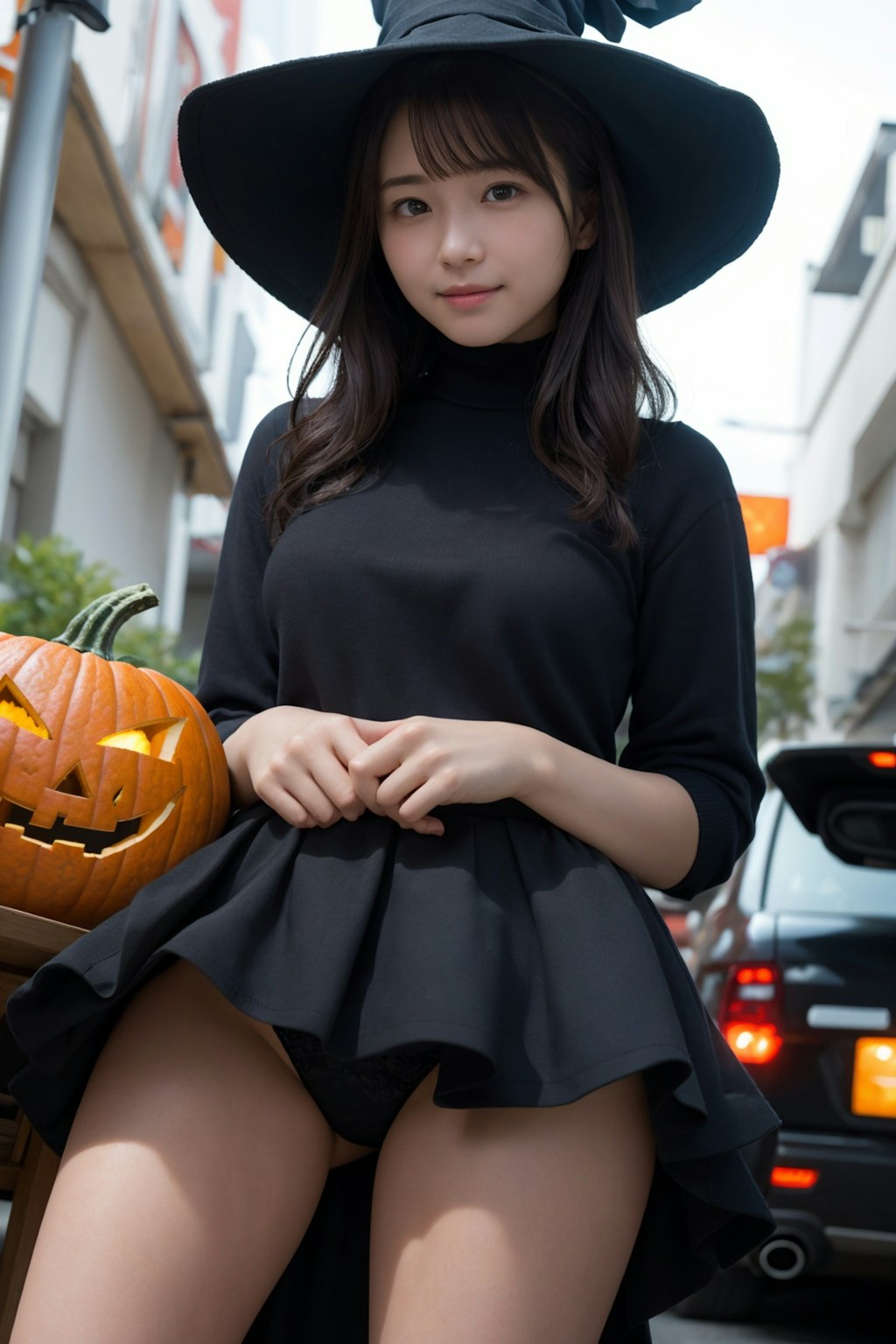 ハロウィンの女の子