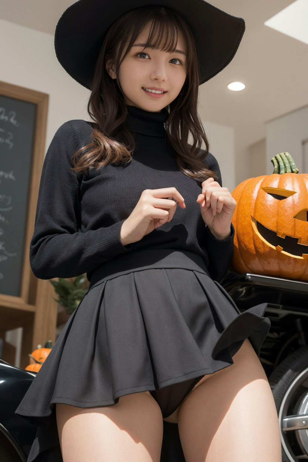 ハロウィンの女の子