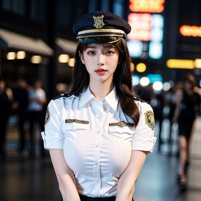 AI Girl Vol 589 | Uniform police