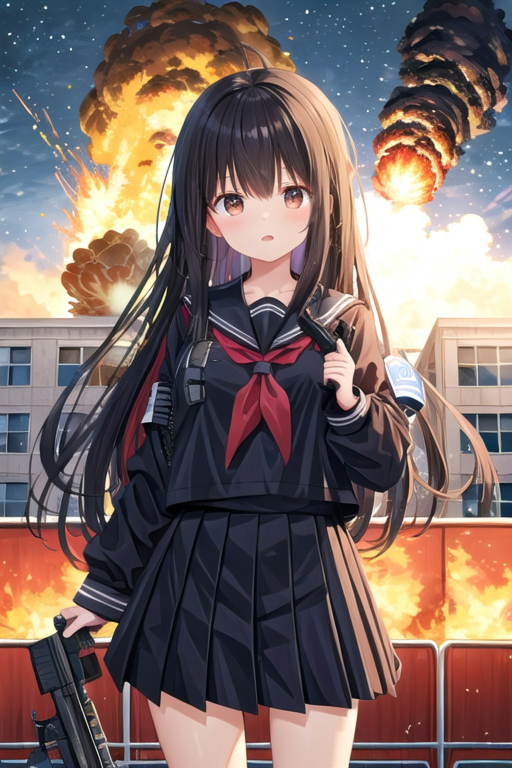 セーラー服と機関銃と爆発