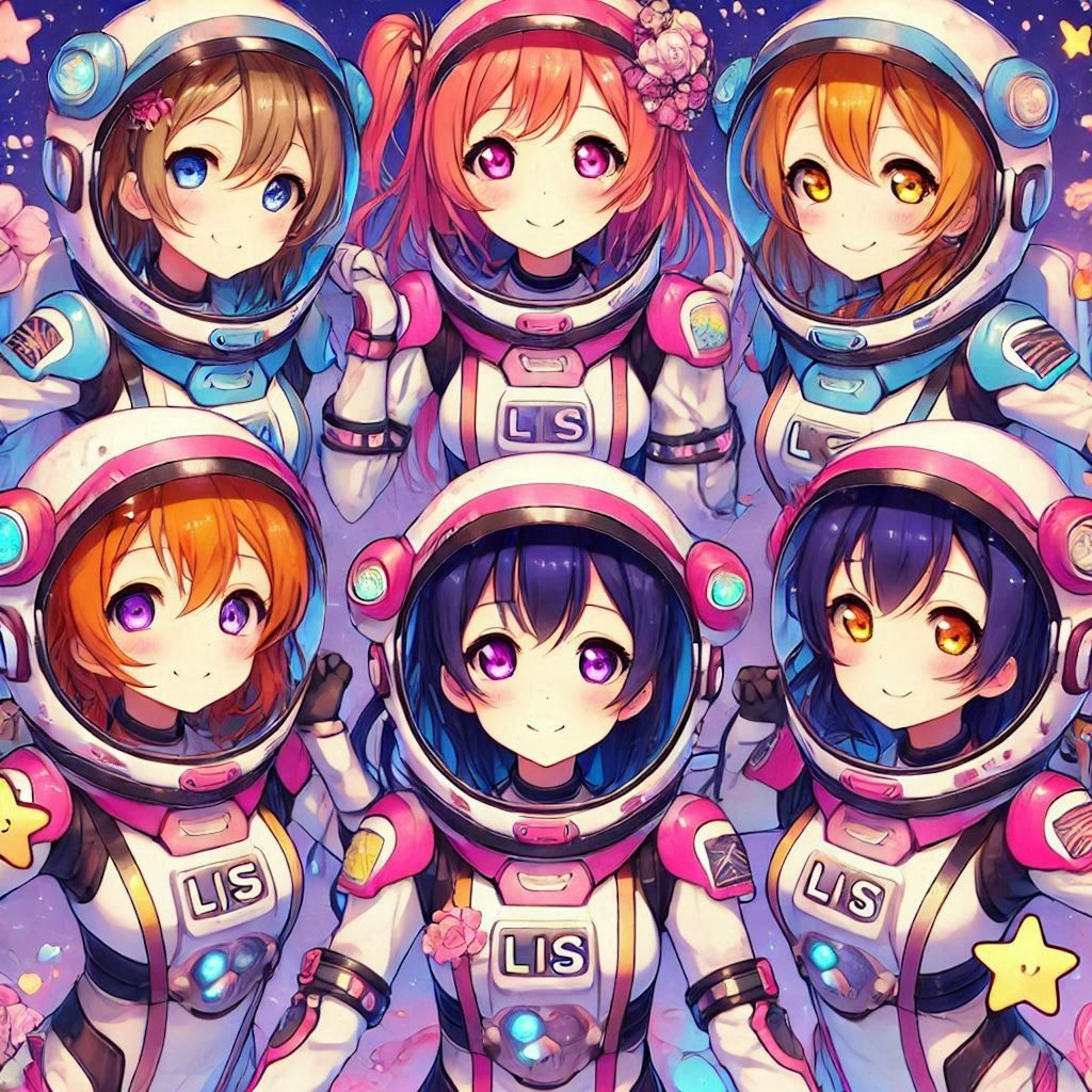 ラブライブキャラと宇宙服