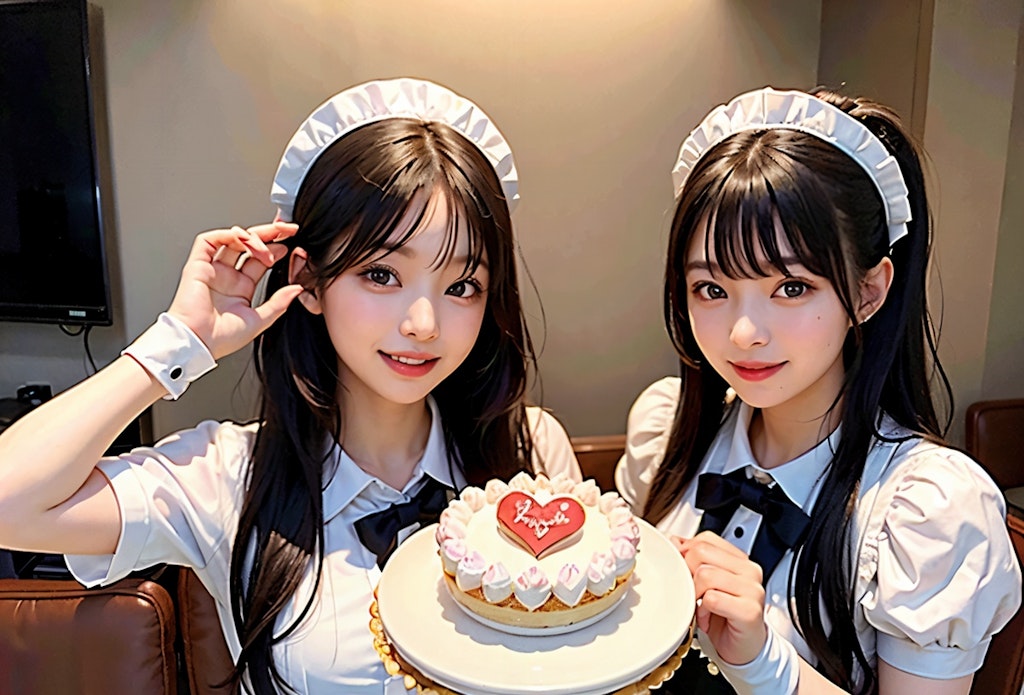 メイド喫茶で誕生日パーティ①