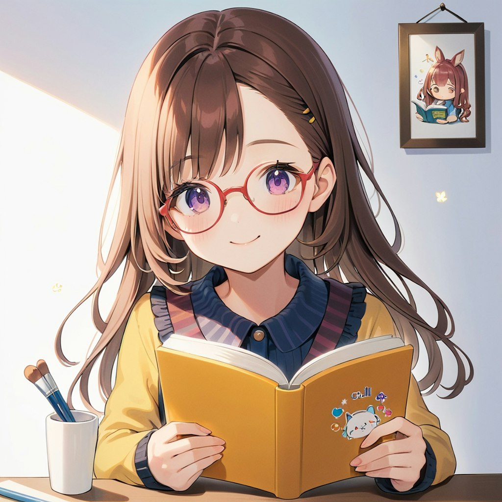 眼鏡ガールの読書