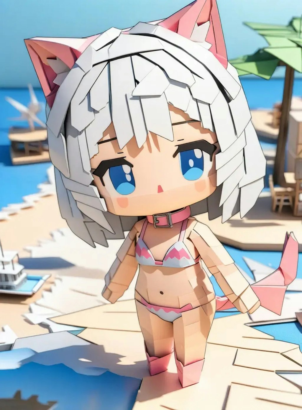 ペーパークラフト風