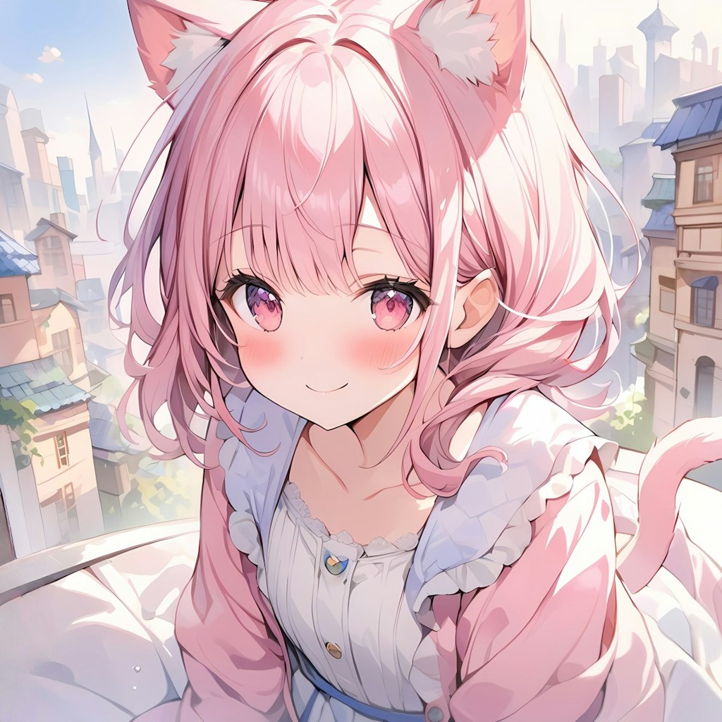 猫耳娘。