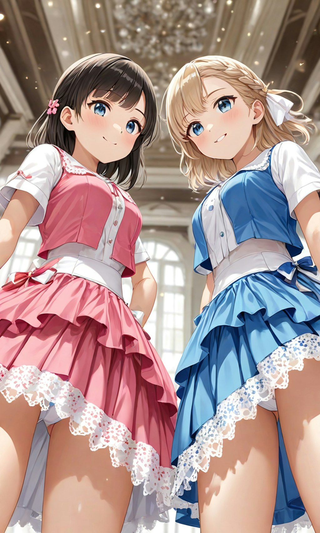 パンチラとセーラー服と女子高校生と