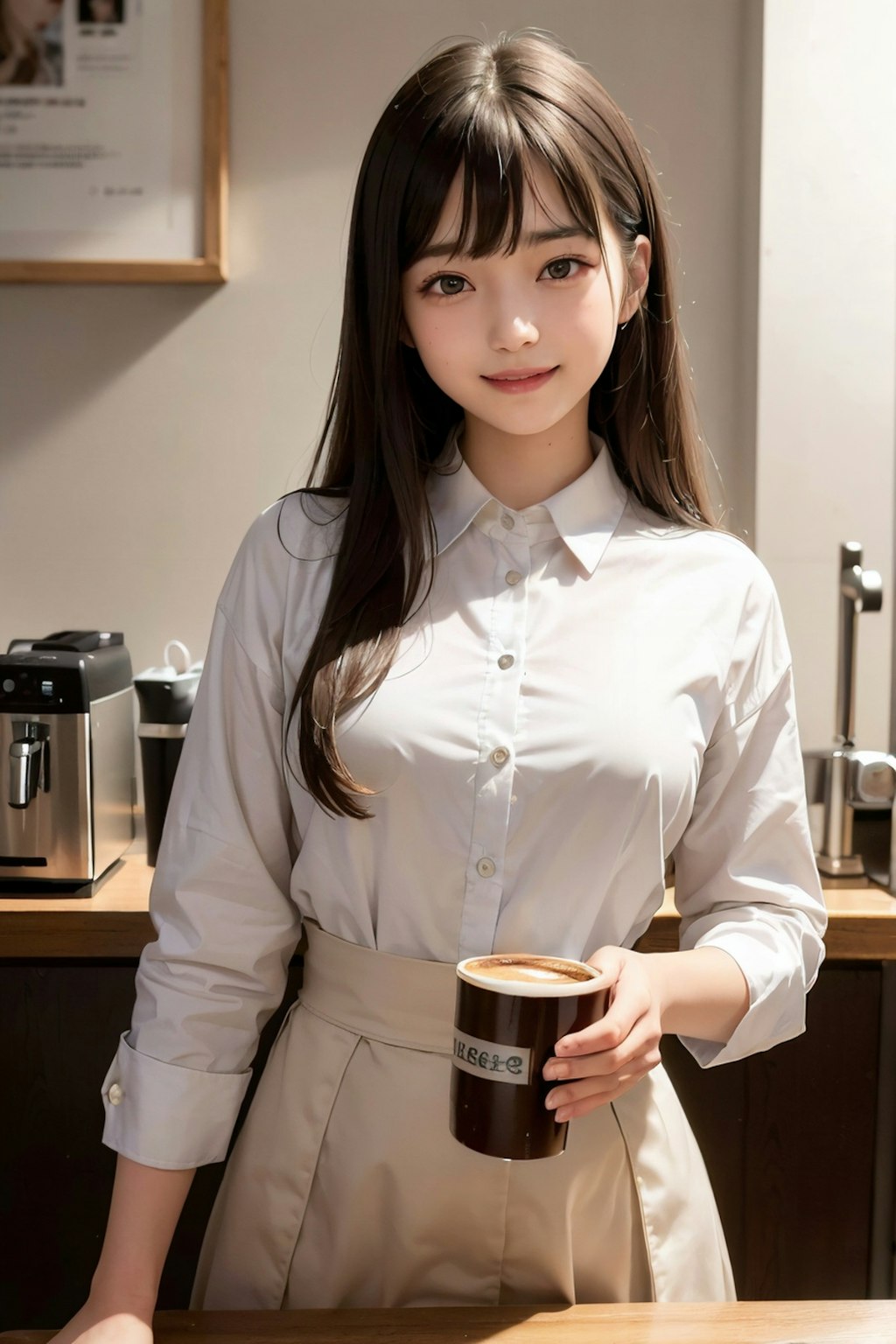 女子高生がカフェでバイト②　コーヒーをお持ちしました！