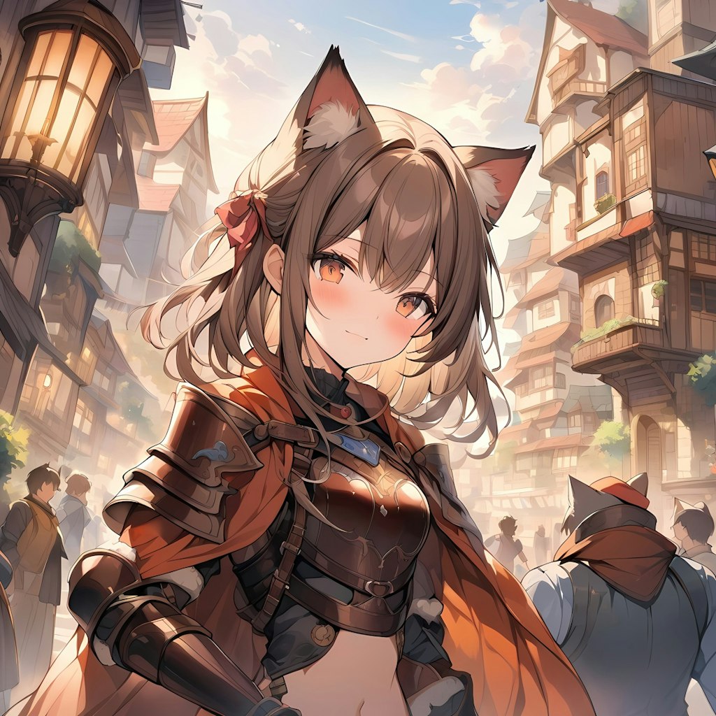 猫耳娘。