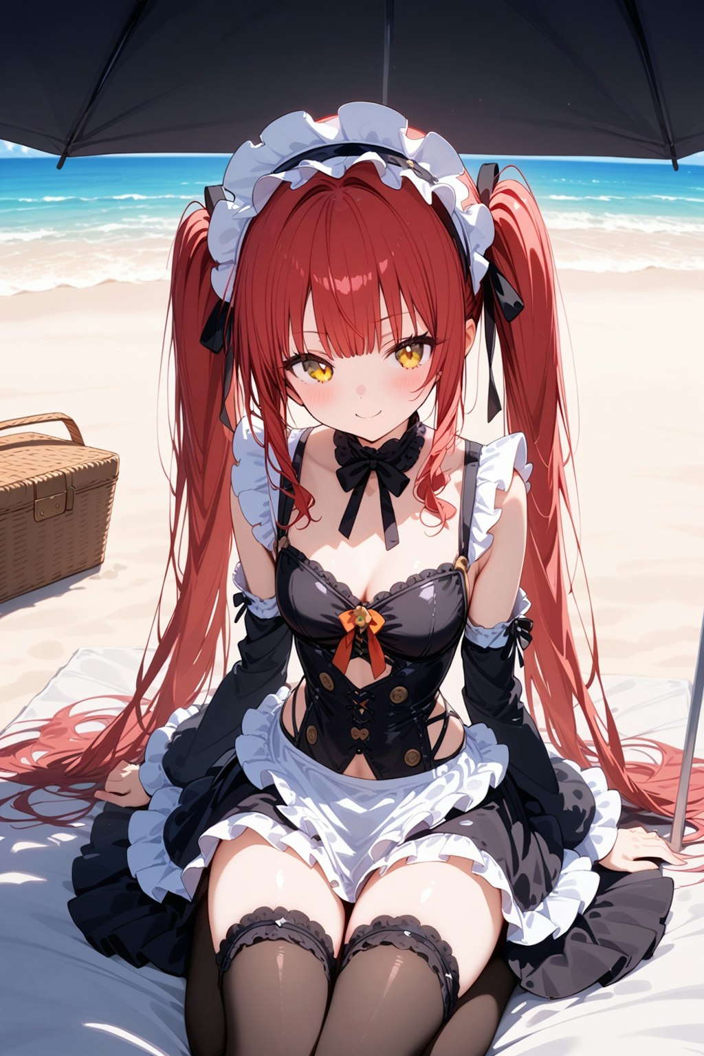 ゴスロリの赤髪ちゃん