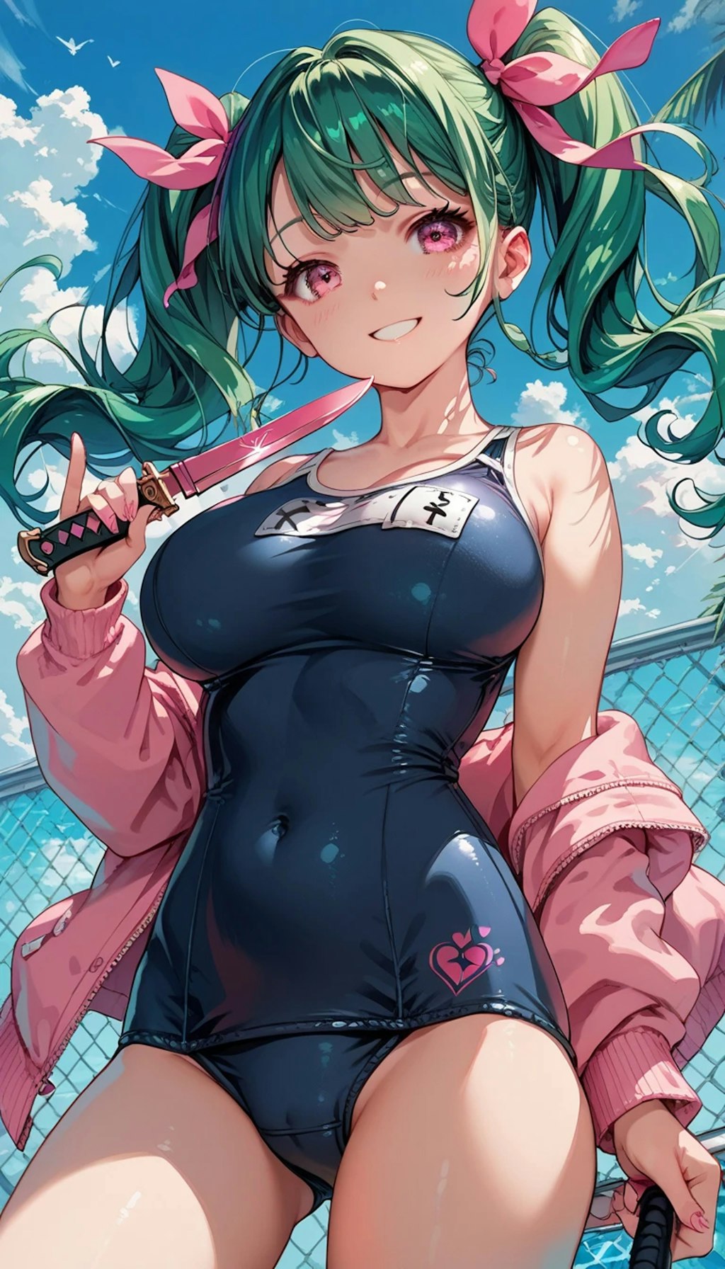 スクール水着♡Lunaちゃん