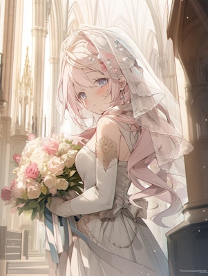 結婚する花嫁