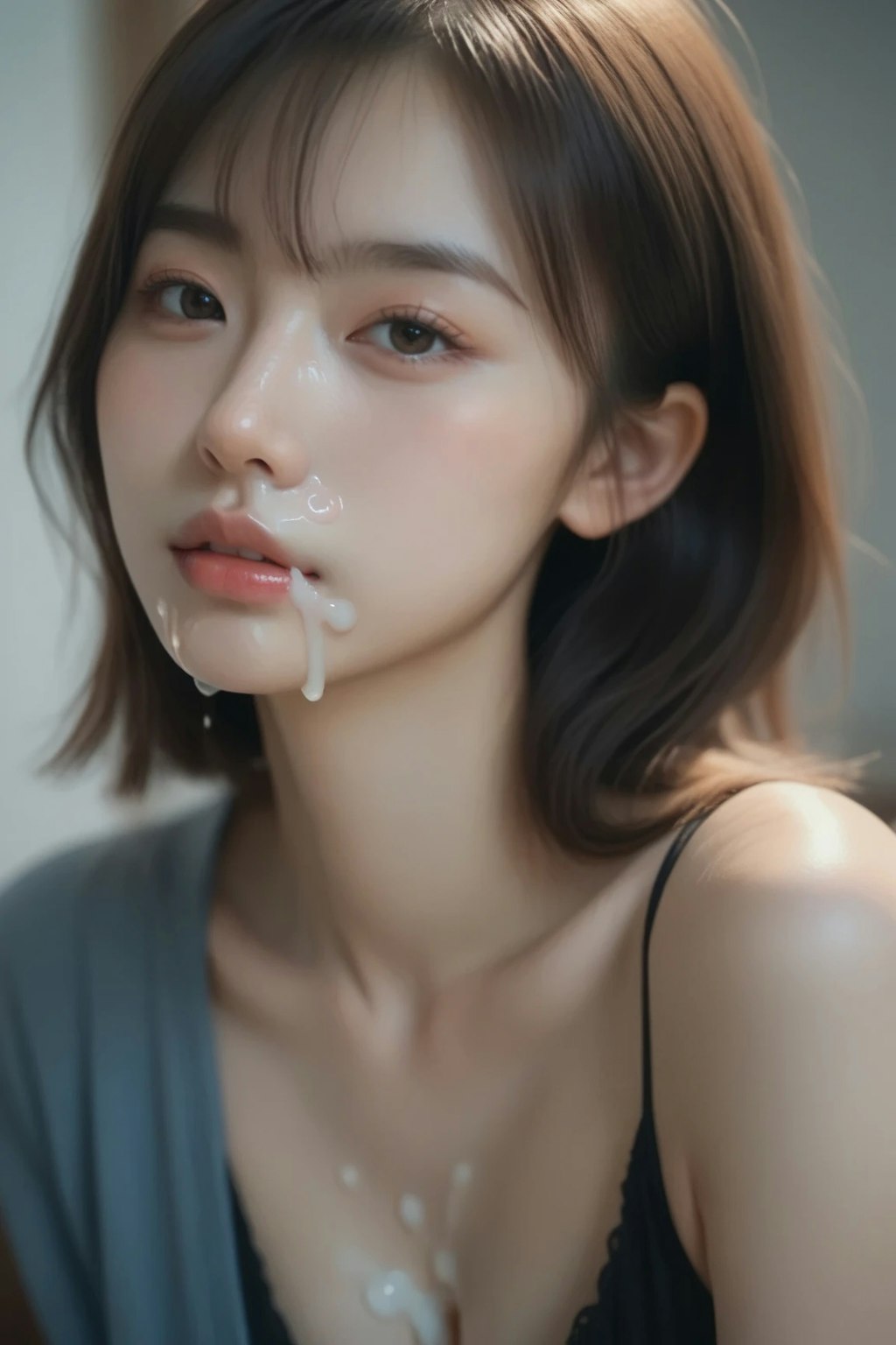 彼女に射精