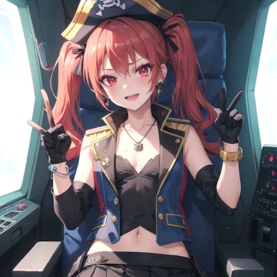 船長だけど戦闘機も操縦できるんだよ！