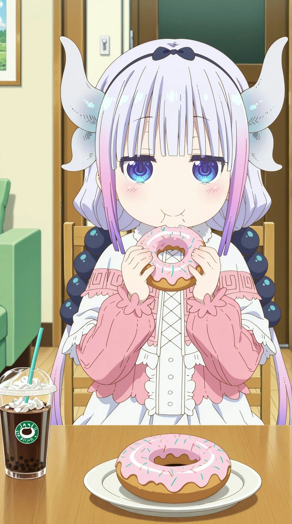 小林さんちのメイドラゴン　カンナ　ドーナツ🍩