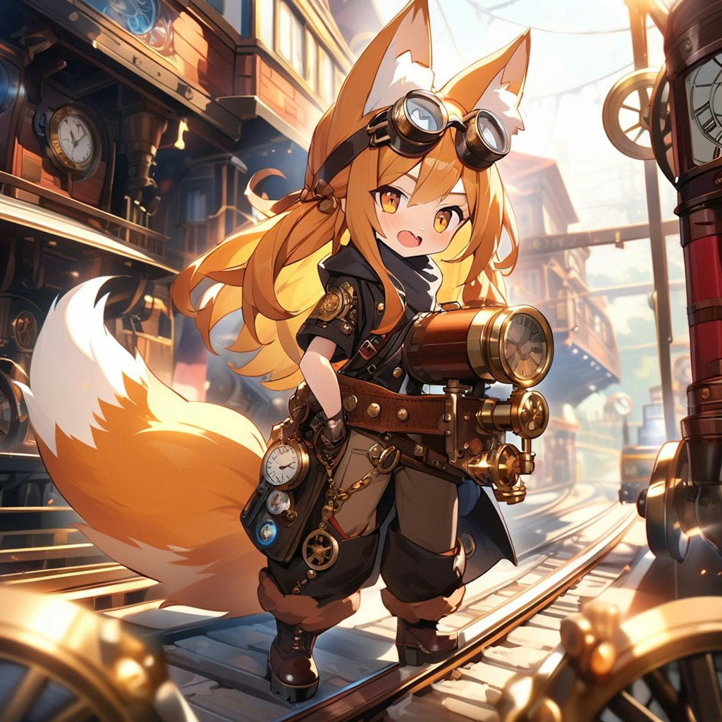 steam punk fox