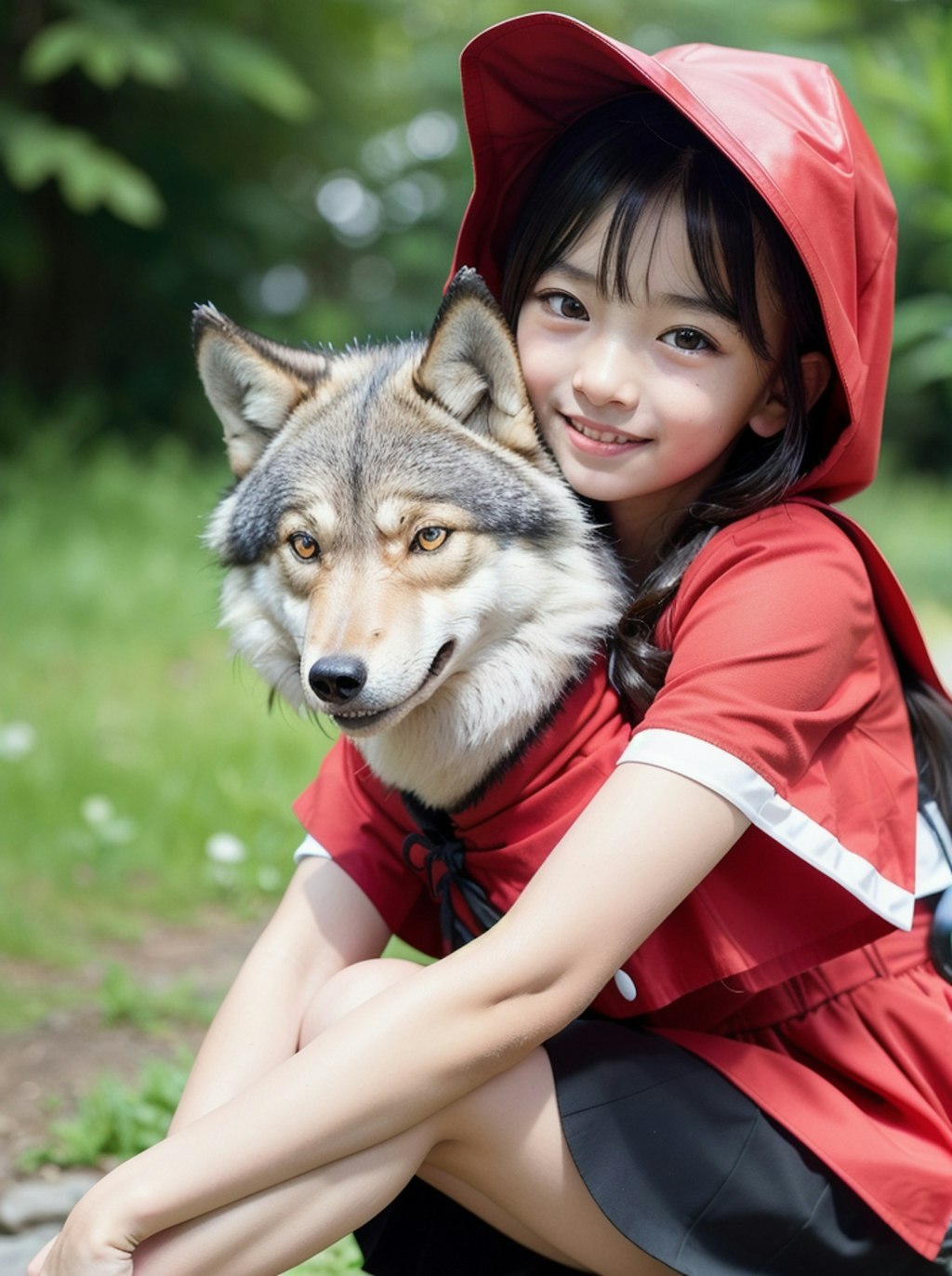 「友達になりました♡🐺」