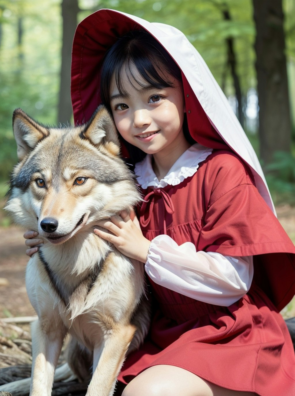 「友達になりました♡🐺」