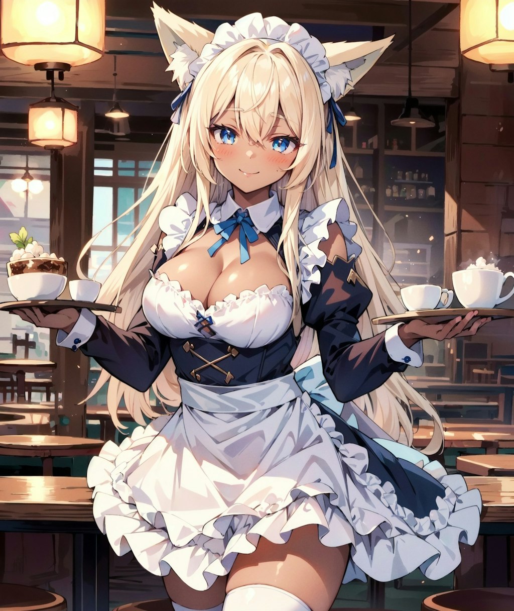 メイド喫茶狐娘