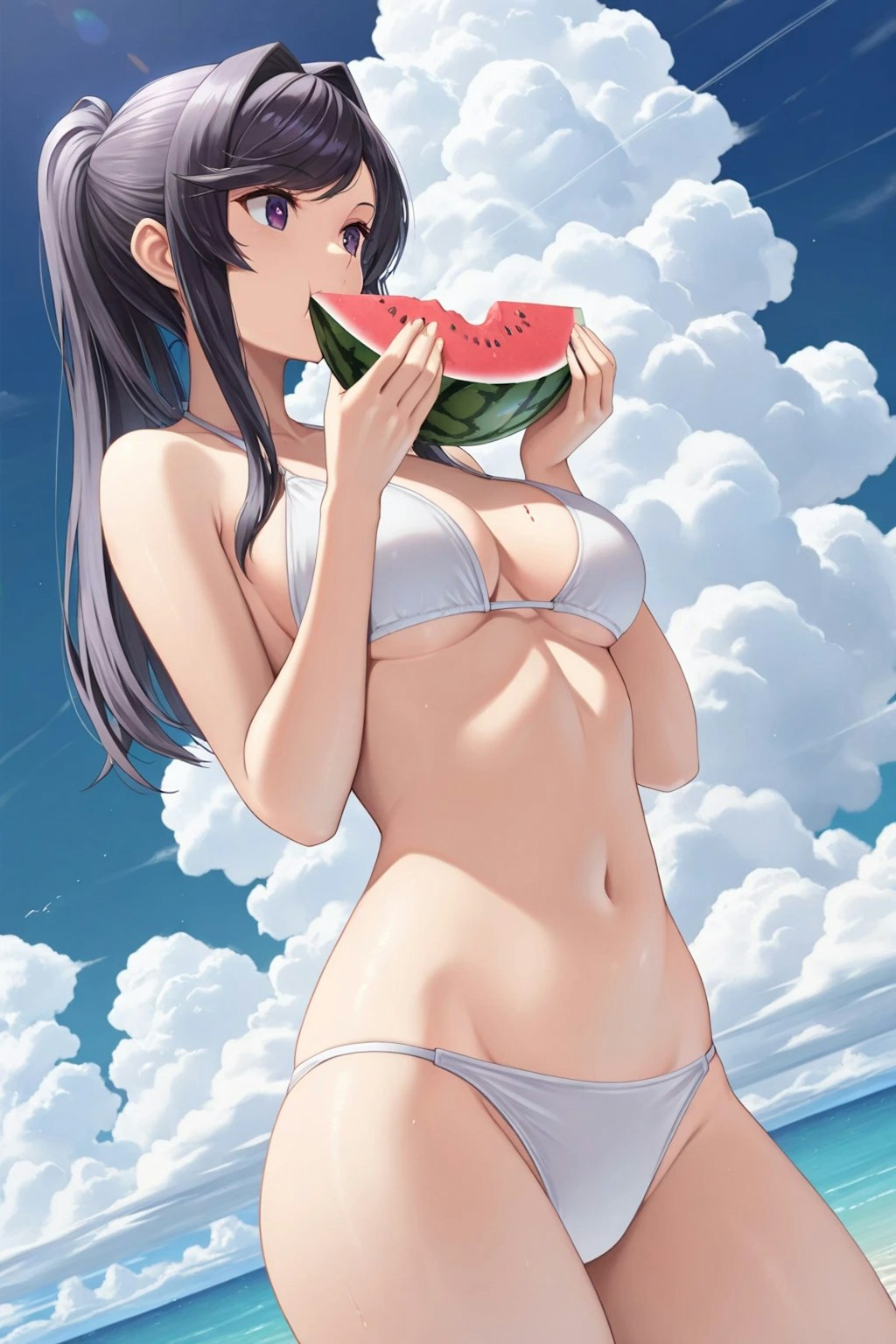 海とスイカ　碧嶋水都