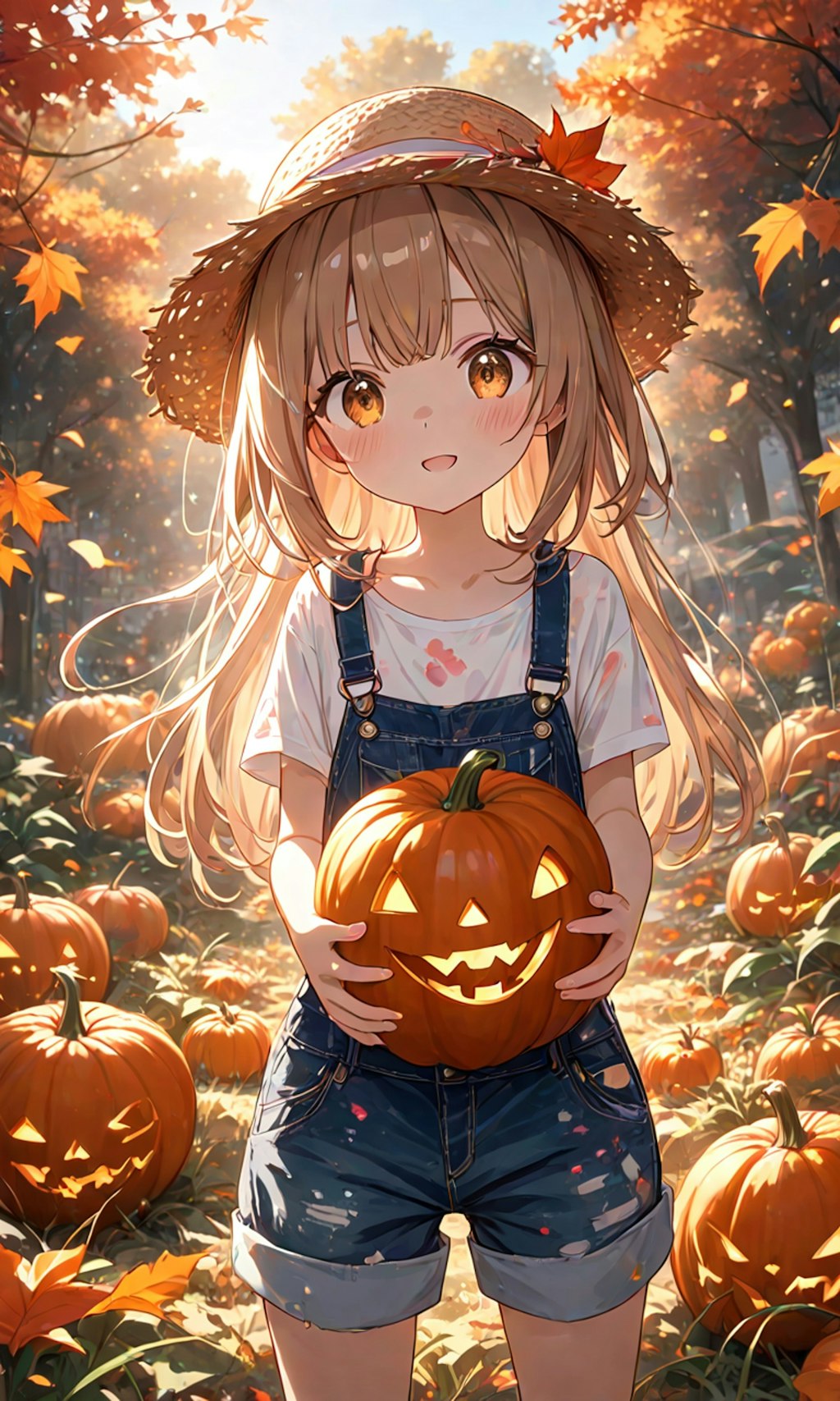 紅葉でハロウィン狩り？