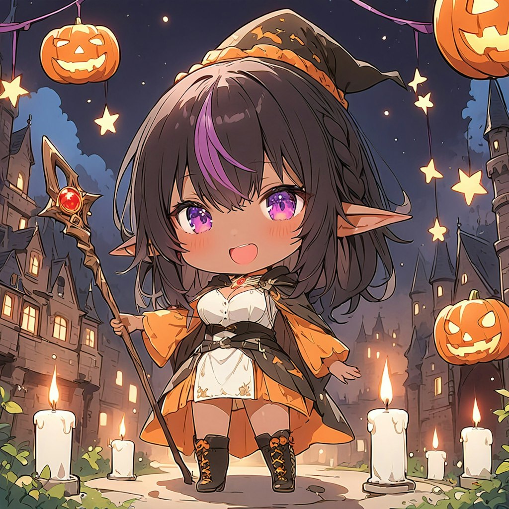 ハロウィンダークエルフさん