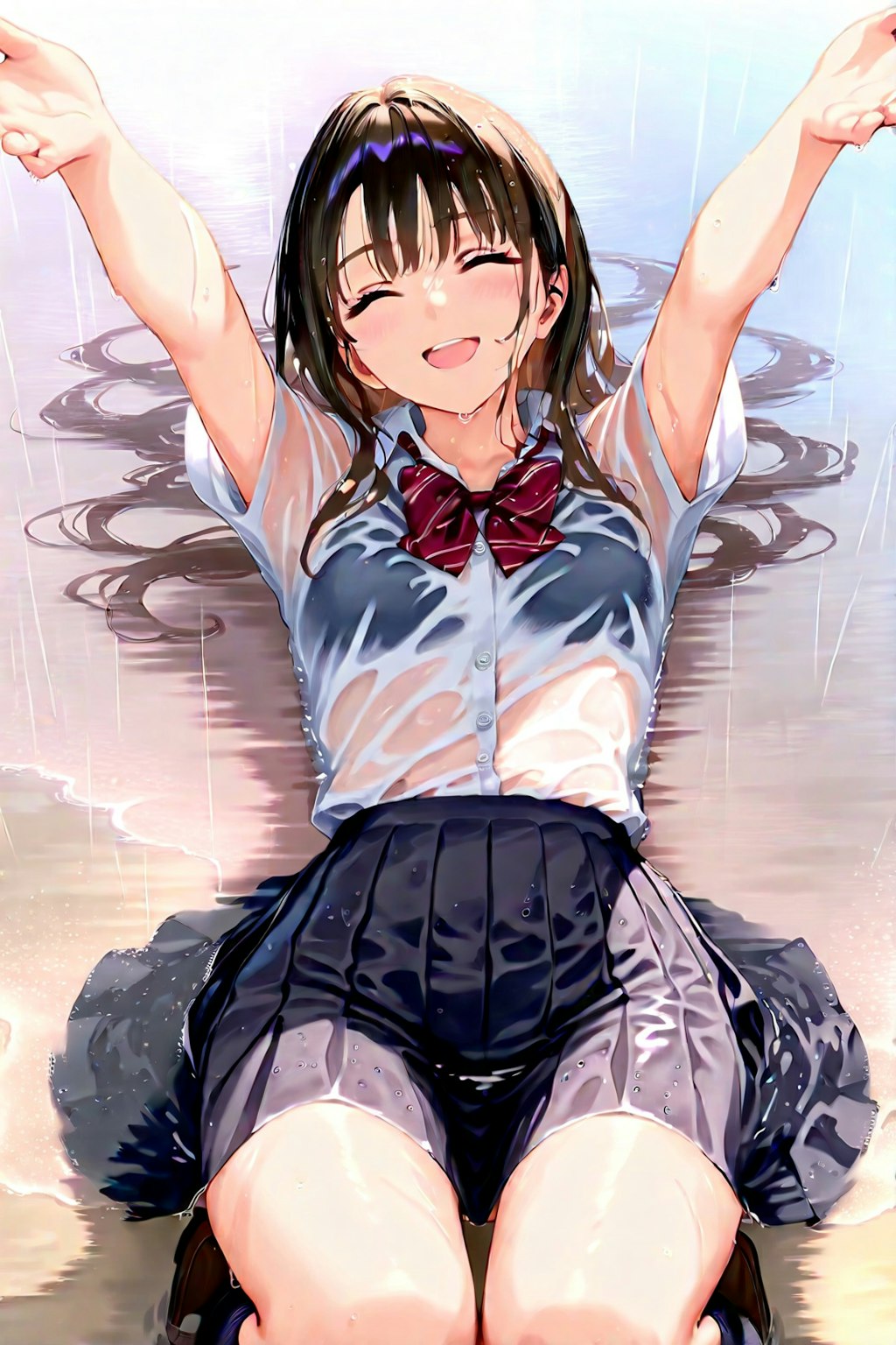 恵みの雨だよ〜