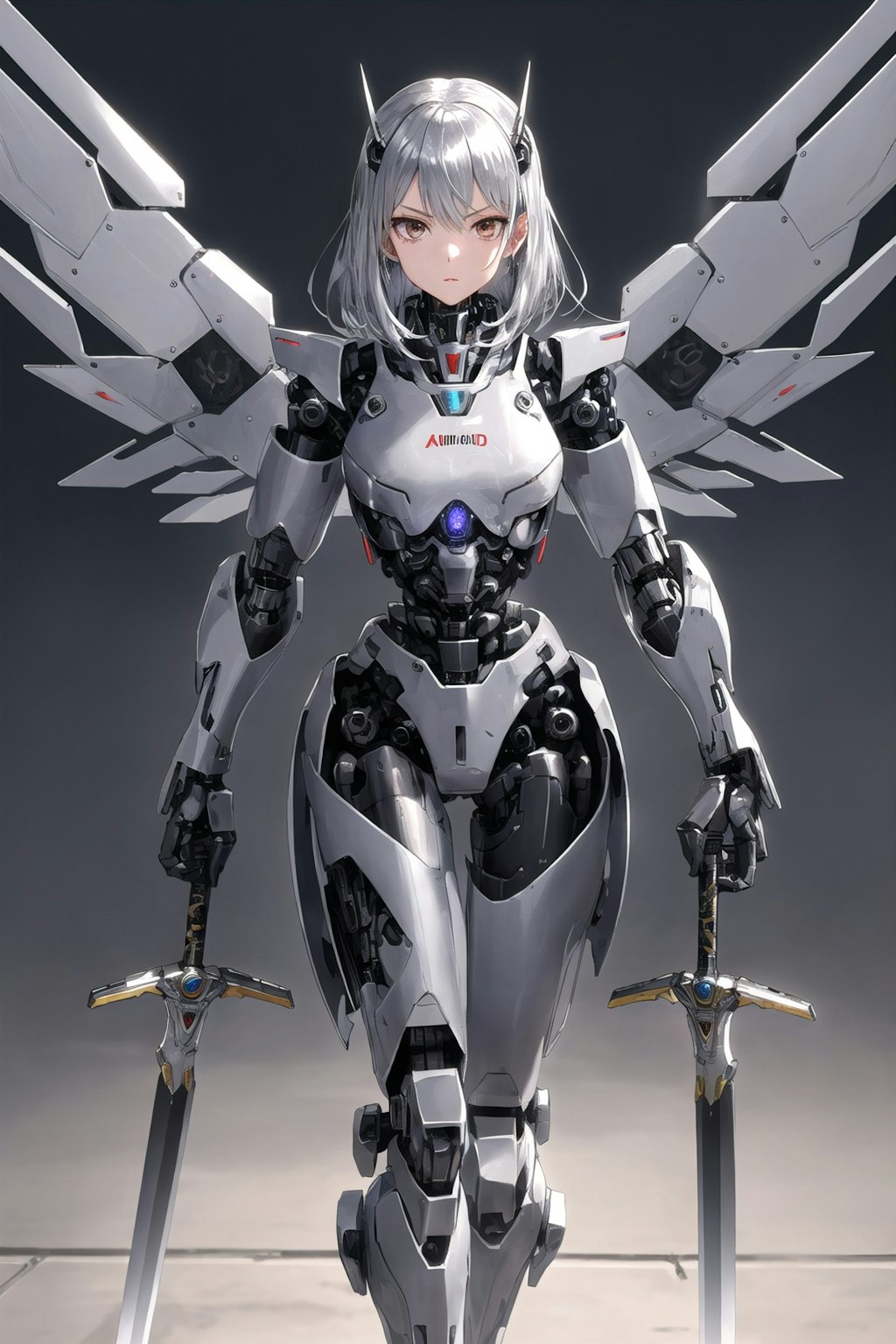 戦闘モードのメカ子