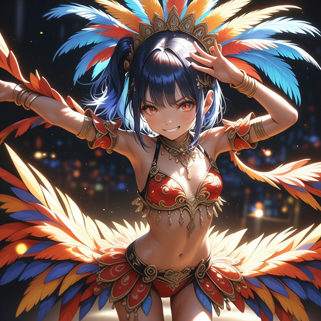 デビルサンバ戦闘員があらわれた！