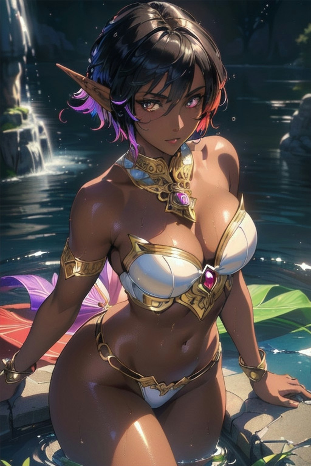 ダークエルフの美女達