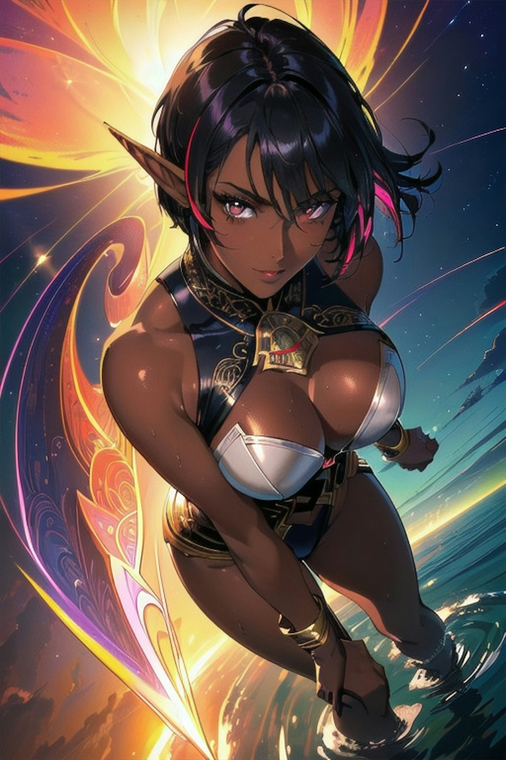 ダークエルフの美女達