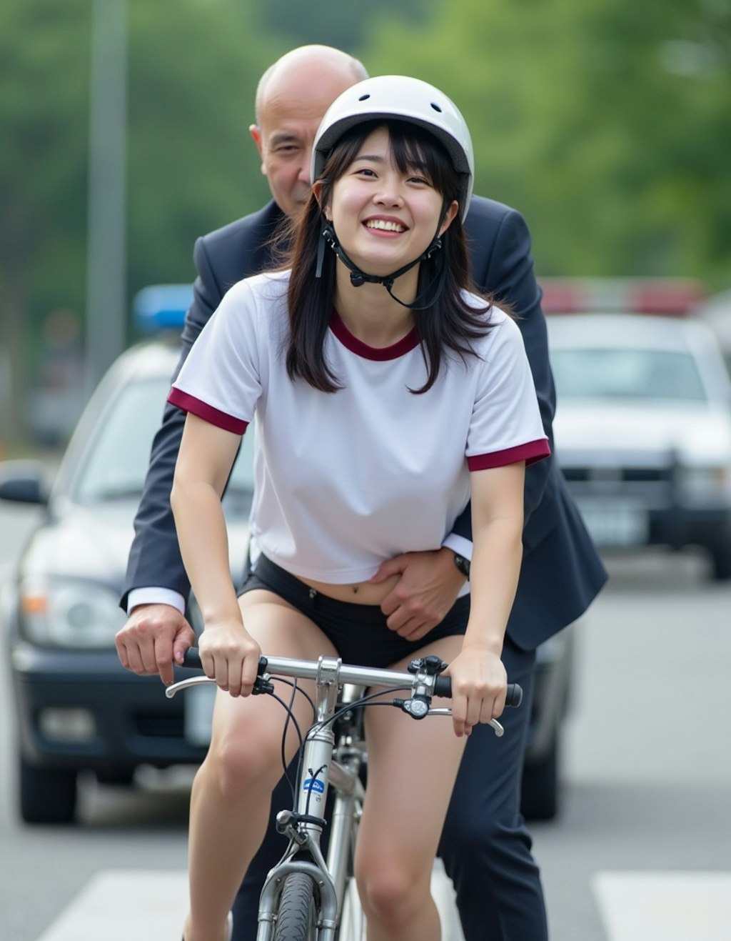 体操服とブルマと自転車と先生