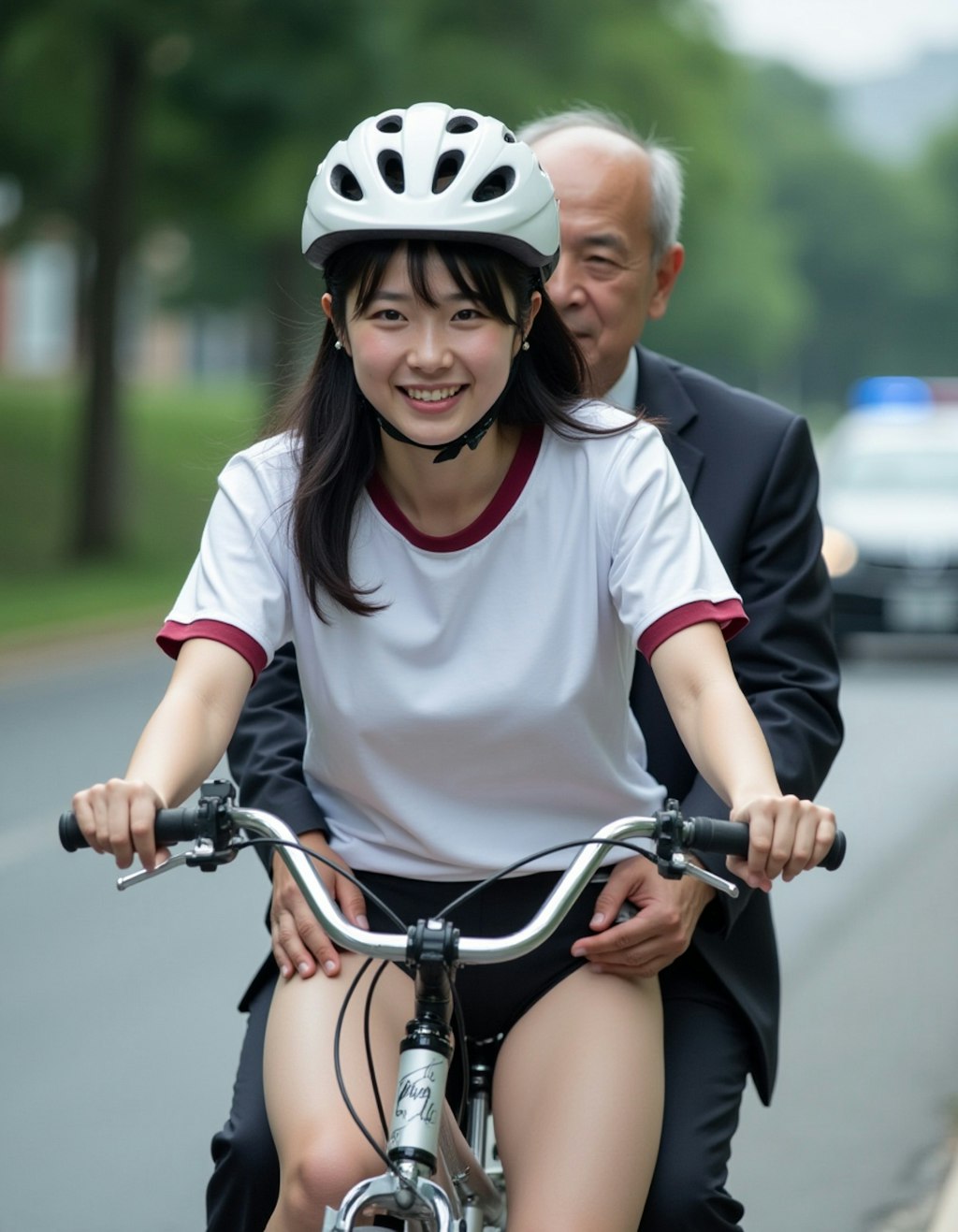 体操服とブルマと自転車と先生