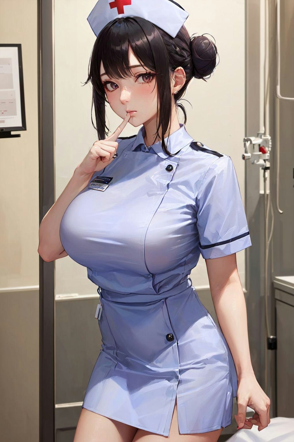 着衣巨乳ナースさんコレクション